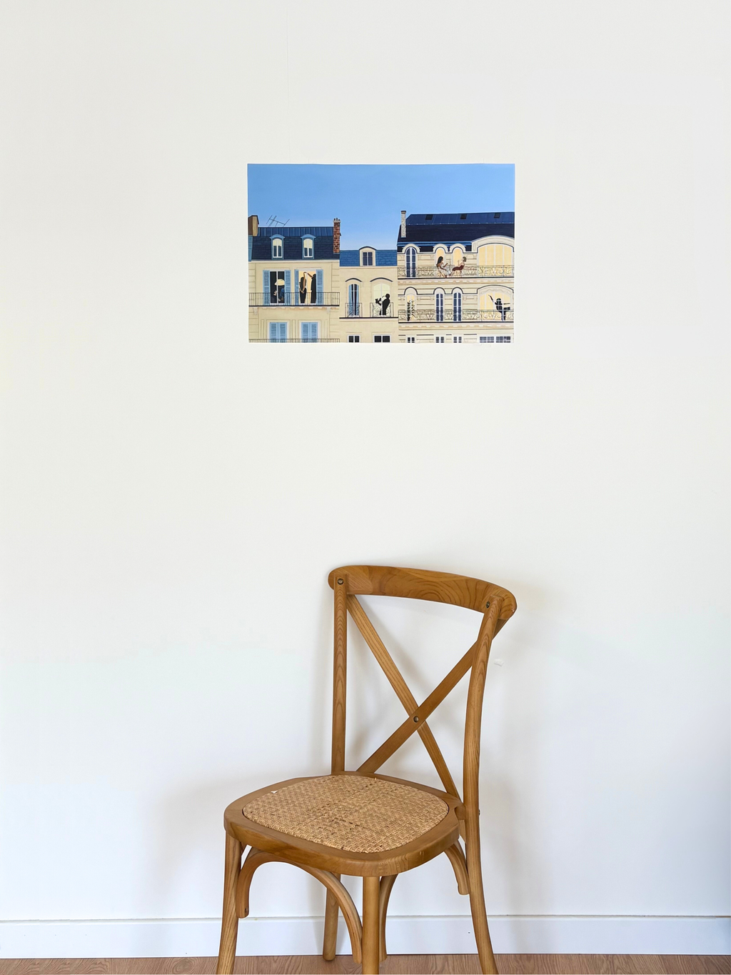 "Buildings in Paris" Art Print