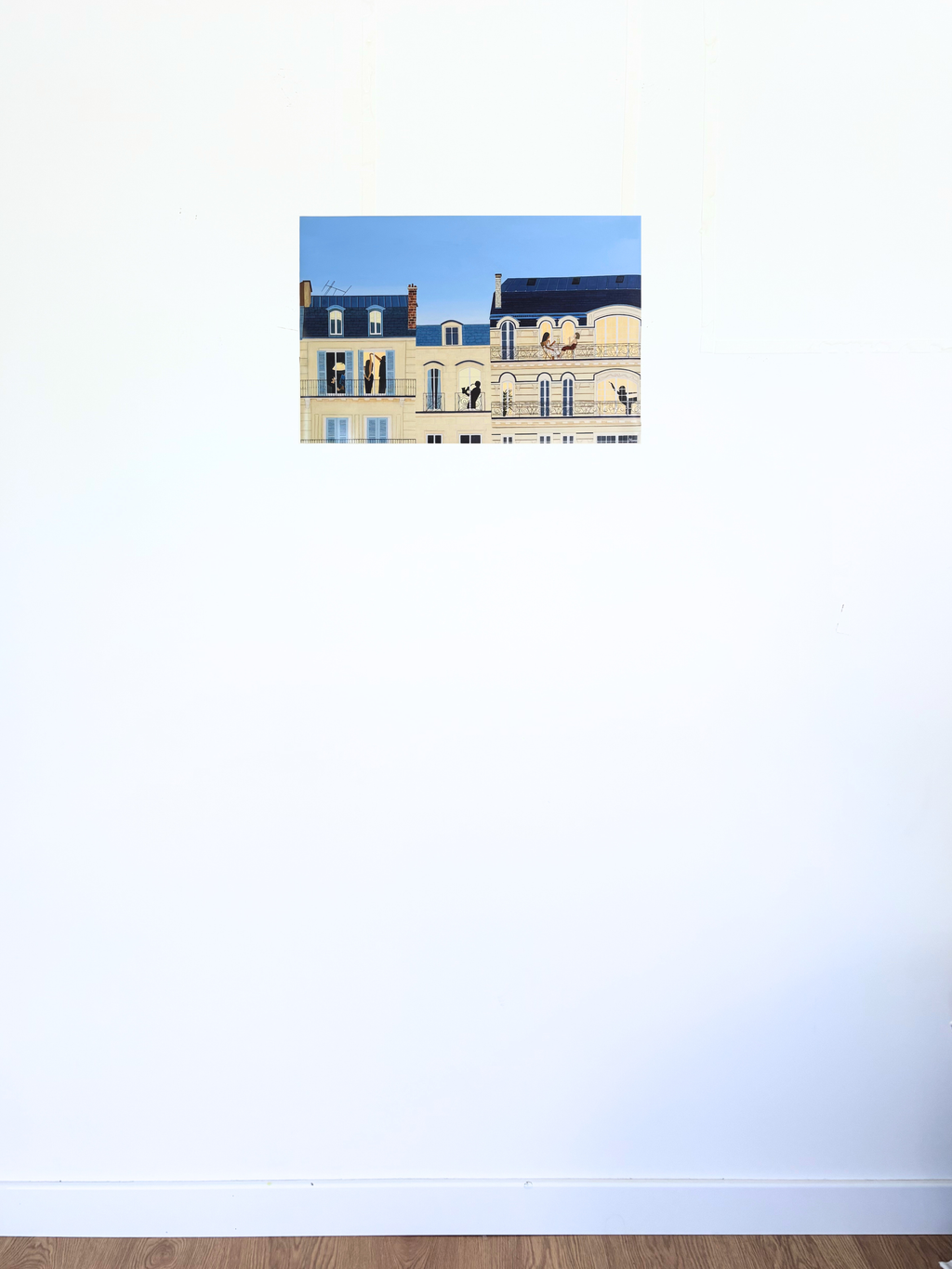 "Buildings in Paris" Art Print