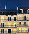 "Buildings in Paris at Night"
