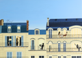 "Buildings in Paris" Art Print